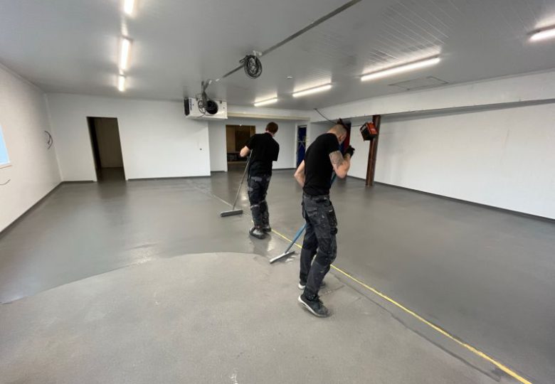 Vloerafwerking visgroothandel